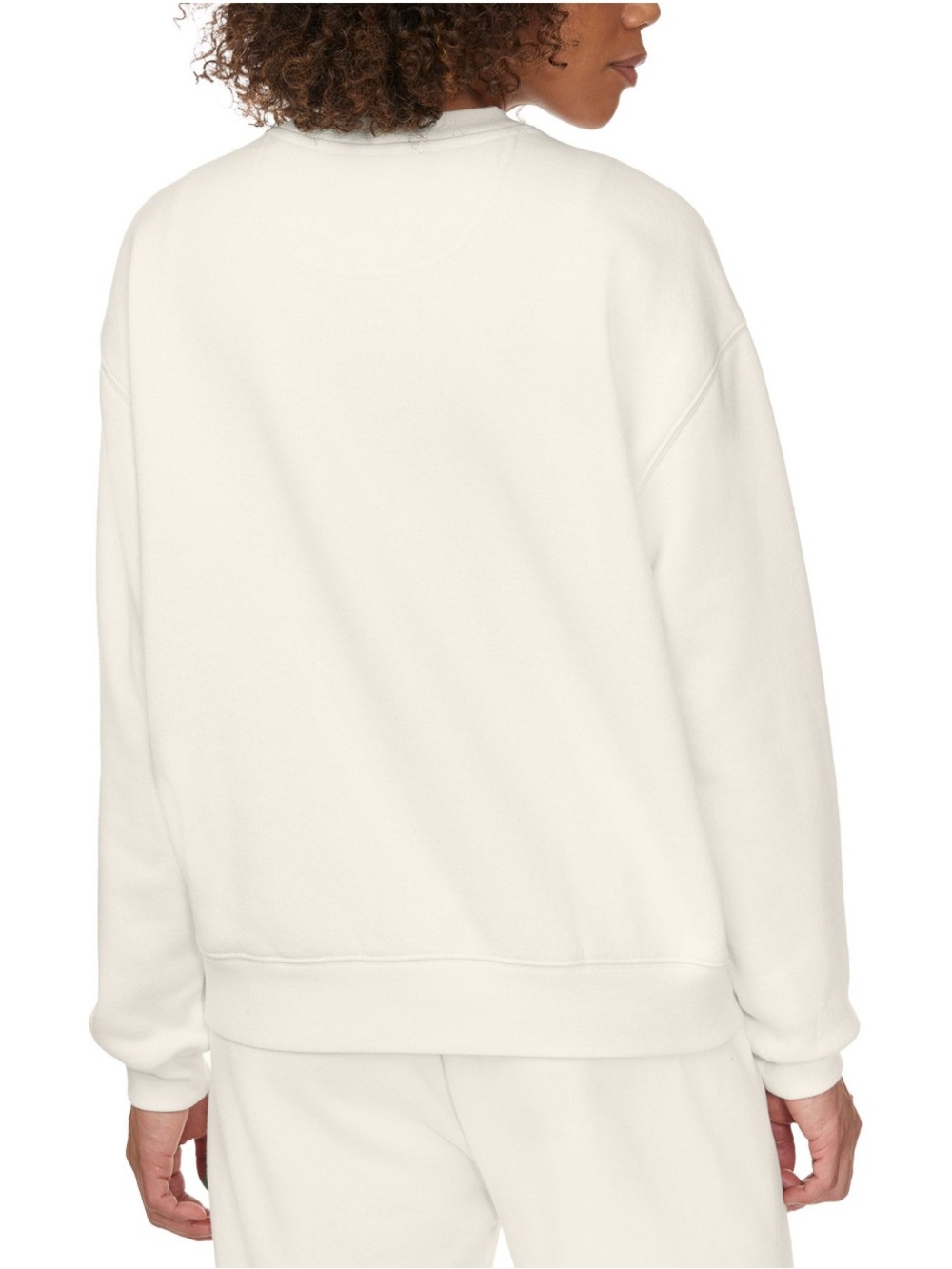 Esprit Viral Costco Cream Crew Sweatshirt with 80s Pastel Logo NWT - Picture 3 of 5